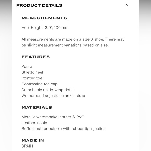 SW Mondrian 100 metallic pumps - Picture 12 of 12